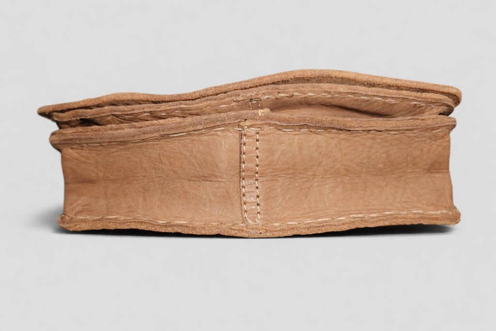 Handcrafted Moroccan Leather Crossbody Bag – Traditional Design