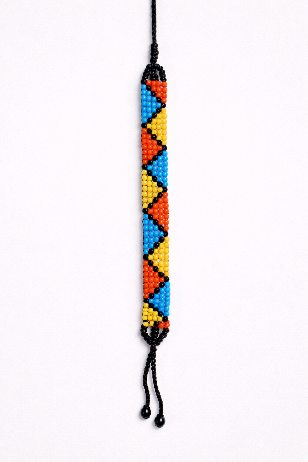 Handmade Moroccan Beaded Necklace – Colorful Tribal Design