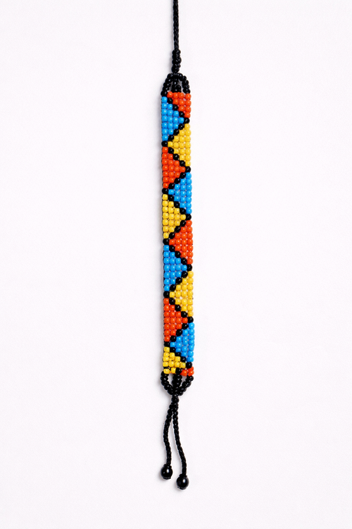 Handmade Moroccan Beaded Necklace – Colorful Tribal Design